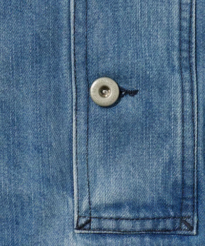GAP × FREAK'S STORE / 丹寧半拉鍊套頭外套（日本聯名限定）