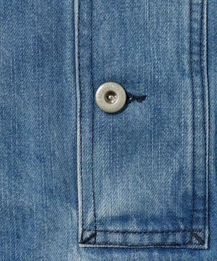 GAP × FREAK'S STORE / 丹寧半拉鍊套頭外套（日本聯名限定）