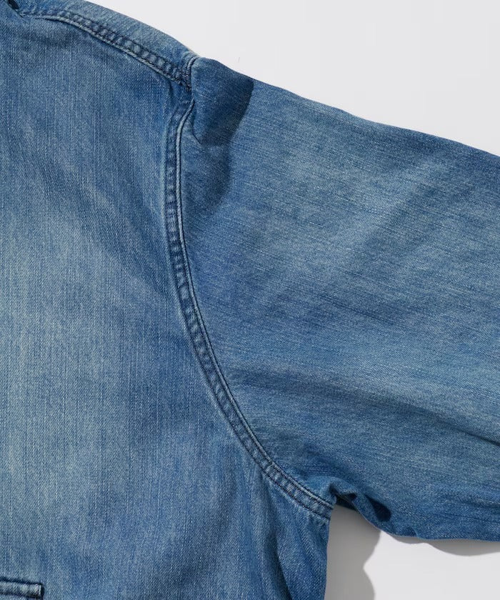 GAP × FREAK'S STORE / 丹寧半拉鍊套頭外套（日本聯名限定）