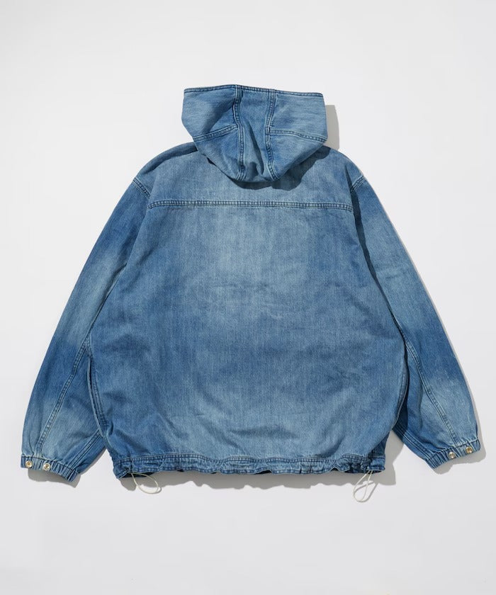 GAP × FREAK'S STORE / 丹寧半拉鍊套頭外套（日本聯名限定）