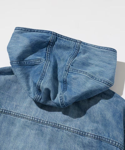 GAP × FREAK'S STORE / 丹寧半拉鍊套頭外套（日本聯名限定）