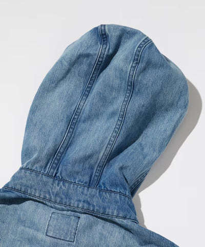 GAP × FREAK'S STORE / 丹寧半拉鍊套頭外套（日本聯名限定）