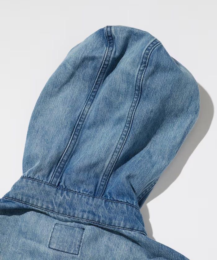 GAP × FREAK'S STORE / 丹寧半拉鍊套頭外套（日本聯名限定）