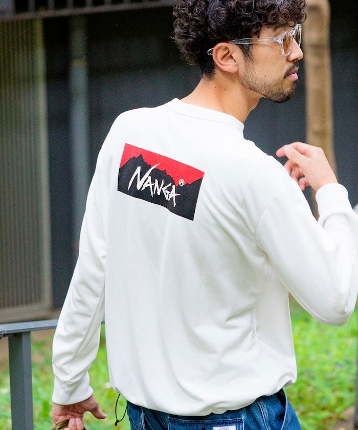 NANGA × FREAK'S STORE / neo-PRO 背印機能長袖T恤（日本聯名限定）