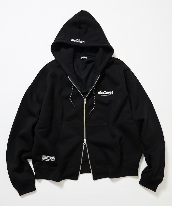WILD THINGS × FREAK'S STORE / 背後LOGO印花拉鍊連帽外套（日本聯名限定）