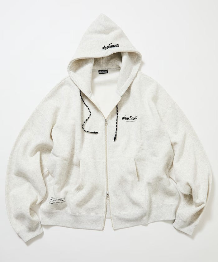 WILD THINGS × FREAK'S STORE / 背後LOGO印花拉鍊連帽外套（日本聯名限定）