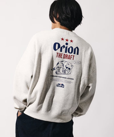KAVU × ORION × FREAK'S STORE / 貓咪啤酒 圓領衫（日本聯名限定）