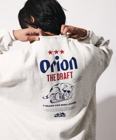 KAVU × ORION × FREAK'S STORE / 貓咪啤酒 圓領衫（日本聯名限定）