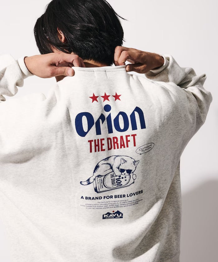 KAVU × ORION × FREAK'S STORE / 貓咪啤酒 圓領衫（日本聯名限定）