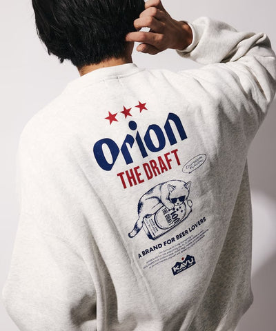 KAVU × ORION × FREAK'S STORE / 貓咪啤酒 圓領衫（日本聯名限定）