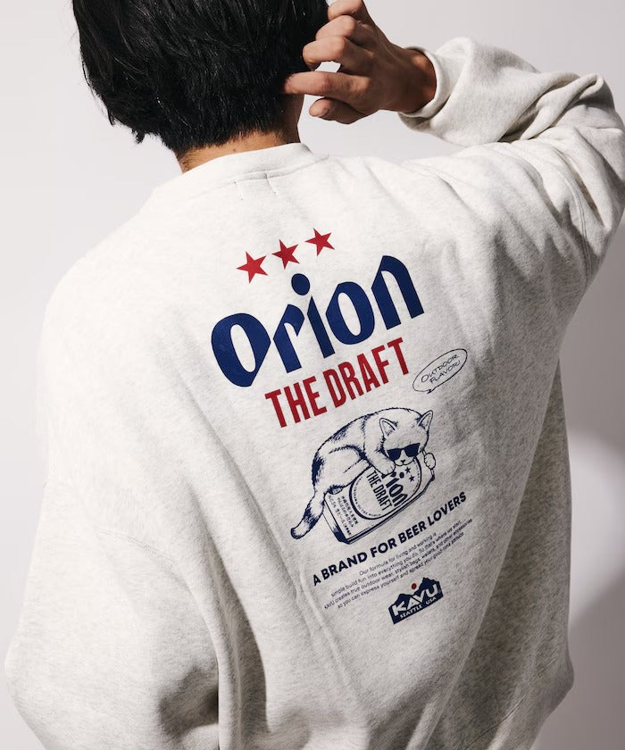 KAVU × ORION × FREAK'S STORE / 貓咪啤酒 圓領衫（日本聯名限定）