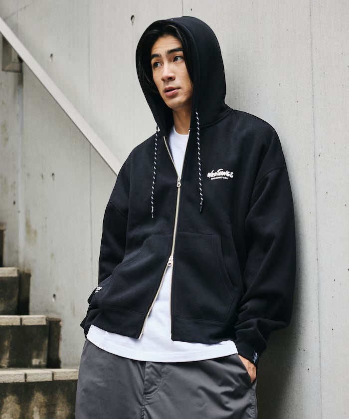 WILD THINGS × FREAK'S STORE / 背後LOGO印花拉鍊連帽外套（日本聯名限定）