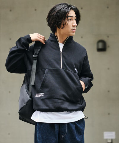 WILD THINGS × FREAK'S STORE / 小標 半拉鍊開襟衫（日本聯名限定）