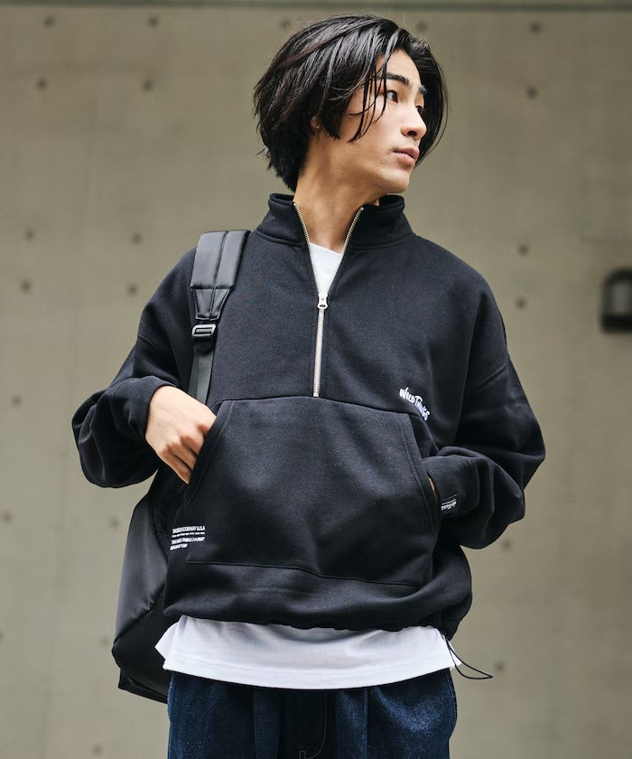 WILD THINGS × FREAK'S STORE / 小標 半拉鍊開襟衫（日本聯名限定）