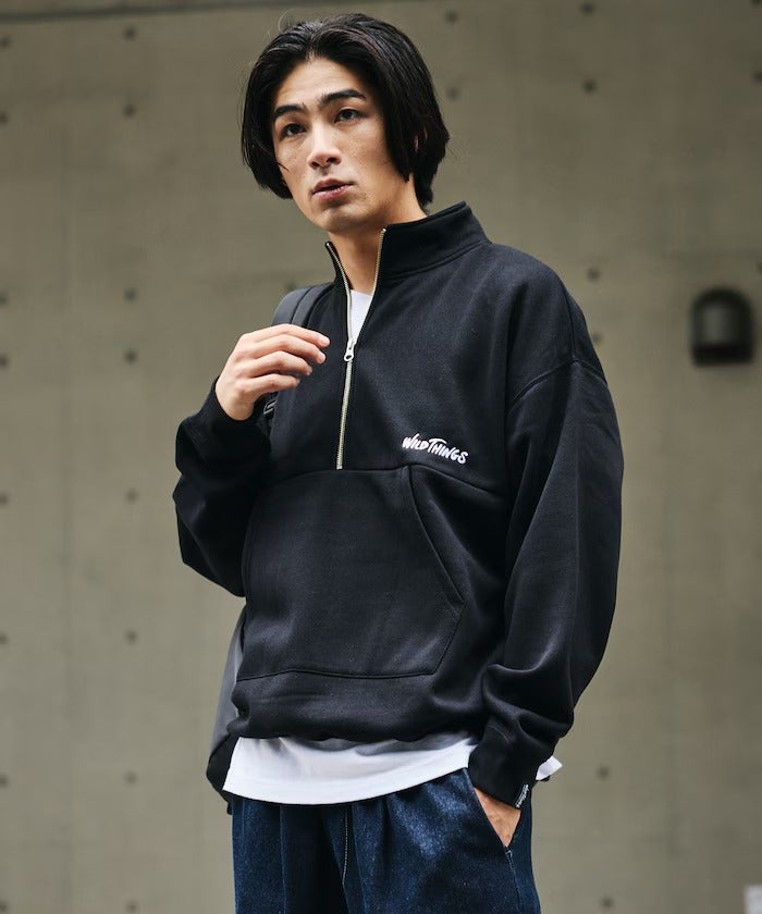 WILD THINGS × FREAK'S STORE / 小標 半拉鍊開襟衫（日本聯名限定）