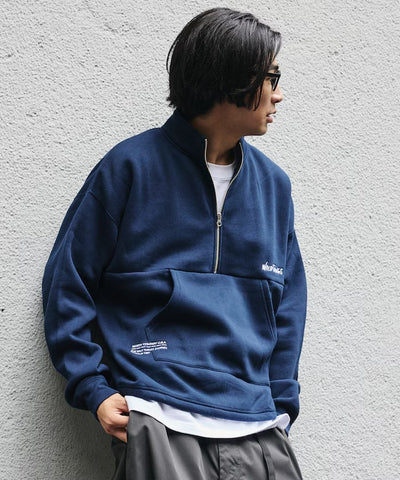 WILD THINGS × FREAK'S STORE / 小標 半拉鍊開襟衫（日本聯名限定）