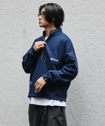 WILD THINGS × FREAK'S STORE / 小標 半拉鍊開襟衫（日本聯名限定）