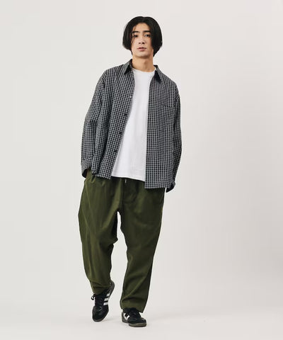 FREAK'S STORE / 棉質斜紋錐形長褲（抽繩腰頭）