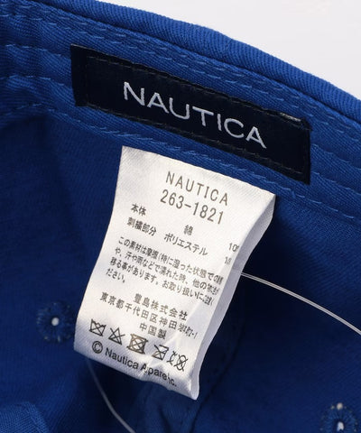 NAUTICA / NYC刺繡標誌斜紋棒球帽