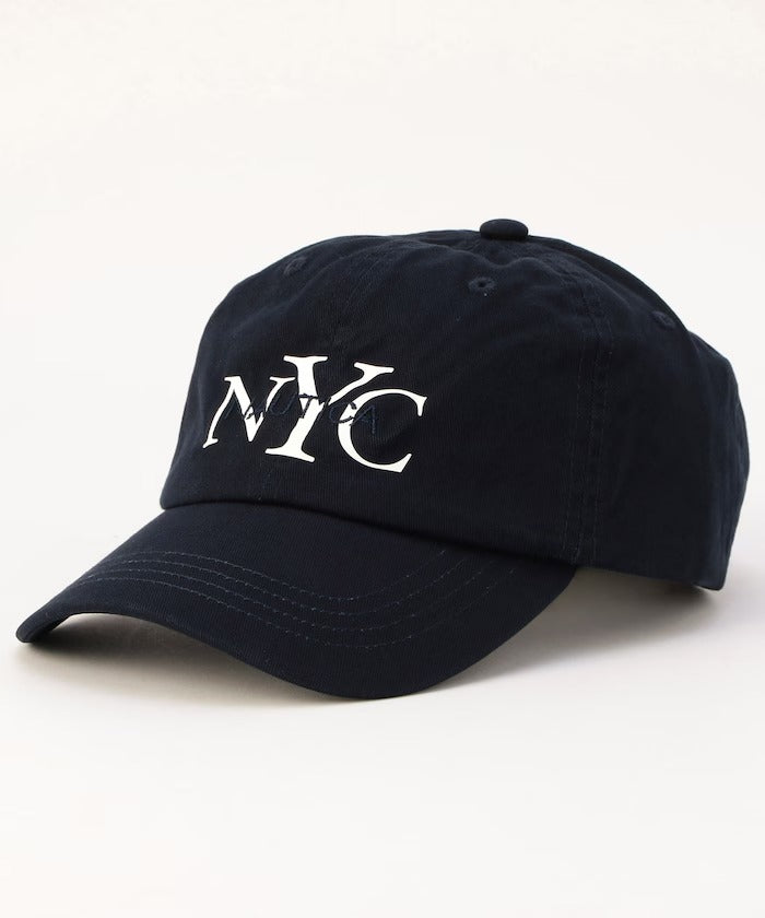 NAUTICA / NYC刺繡標誌斜紋棒球帽