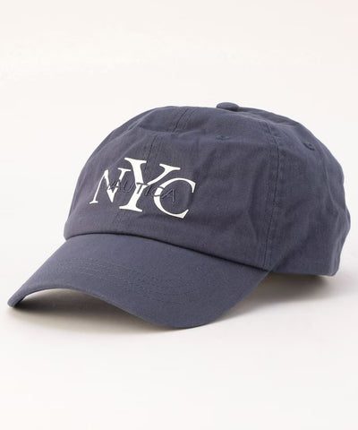 NAUTICA / NYC刺繡標誌斜紋棒球帽