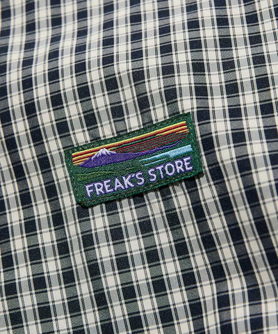 FREAK'S STORE / 格紋配色立領外套