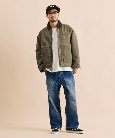 RED KAP × FREAK'S STORE / 帆布鋪棉拉鍊短版工裝外套（日本聯名限定）