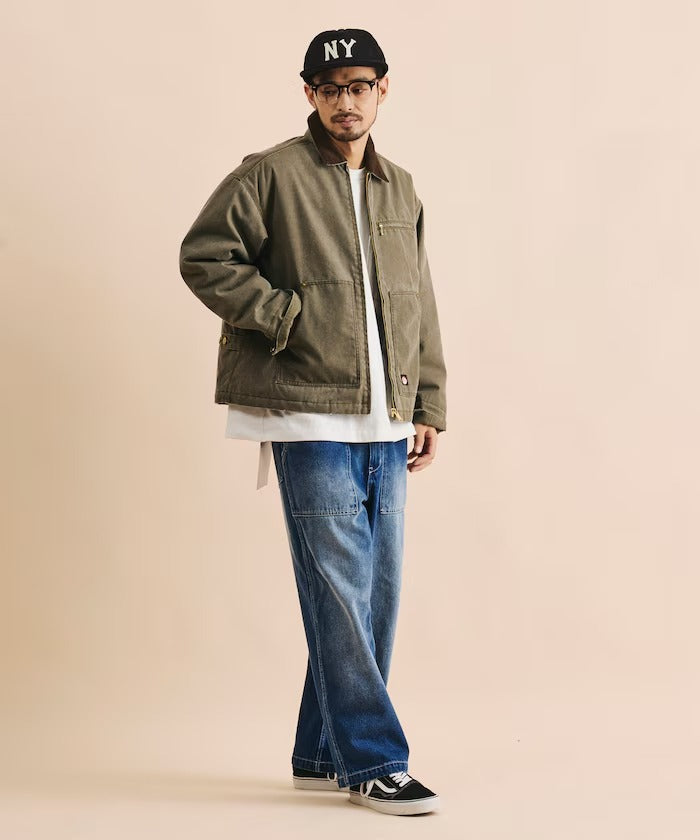 RED KAP × FREAK'S STORE / 帆布鋪棉拉鍊短版工裝外套（日本聯名限定）