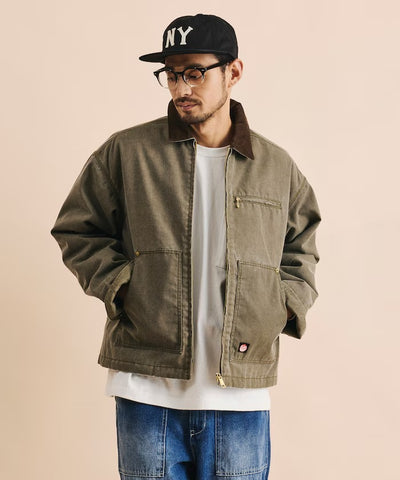 RED KAP × FREAK'S STORE / 帆布鋪棉拉鍊短版工裝外套（日本聯名限定）