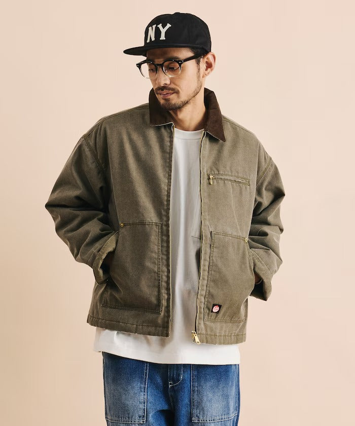 RED KAP × FREAK'S STORE / 帆布鋪棉拉鍊短版工裝外套（日本聯名限定）
