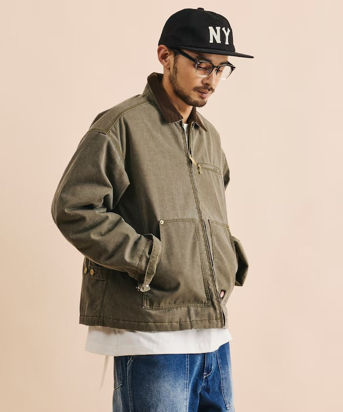 RED KAP × FREAK'S STORE / 帆布鋪棉拉鍊短版工裝外套（日本聯名限定）