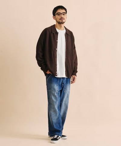 RED KAP × FREAK'S STORE / 粗針羅紋襯衫領針織外套（日本聯名限定）