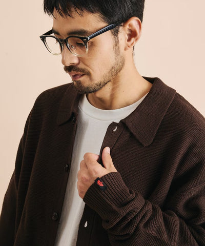 RED KAP × FREAK'S STORE / 粗針羅紋襯衫領針織外套（日本聯名限定）