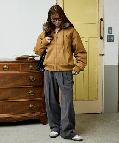 U.S. POLO ASSN. × PUBLUX / 可拆帽 斜紋工裝外套（日本聯名限定）