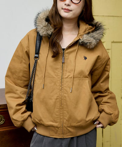 U.S. POLO ASSN. × PUBLUX / 可拆帽 斜紋工裝外套（日本聯名限定）