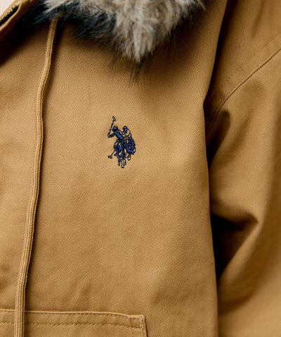 U.S. POLO ASSN. × PUBLUX / 可拆帽 斜紋工裝外套（日本聯名限定）