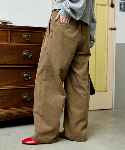 Dickies / 打褶寬版燈芯絨工作褲（日本聯名限定）