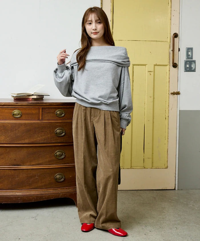 Dickies / 打褶寬版燈芯絨工作褲（日本聯名限定）
