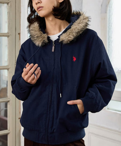 U.S. POLO ASSN. × PUBLUX / 可拆帽 斜紋工裝外套（日本聯名限定）