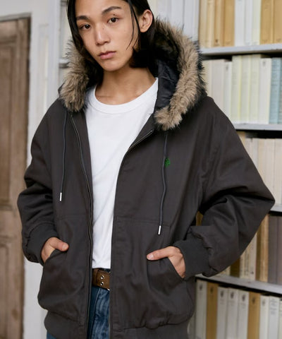 U.S. POLO ASSN. × PUBLUX / 可拆帽 斜紋工裝外套（日本聯名限定）