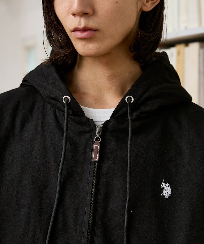 U.S. POLO ASSN. × PUBLUX / 可拆帽 斜紋工裝外套（日本聯名限定）