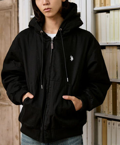 U.S. POLO ASSN. × PUBLUX / 可拆帽 斜紋工裝外套（日本聯名限定）
