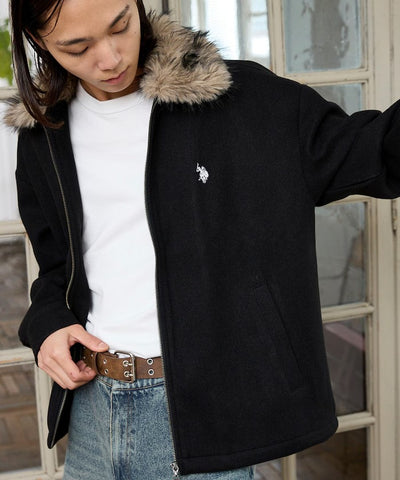 U.S. POLO ASSN. × PUBLUX / 2WAY 可拆  拉鍊外套（日本聯名限定）