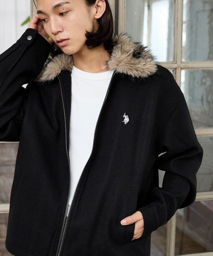 U.S. POLO ASSN. × PUBLUX / 2WAY 可拆  拉鍊外套（日本聯名限定）