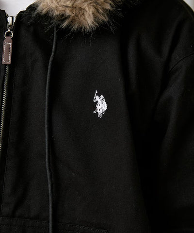 U.S. POLO ASSN. × PUBLUX / 可拆帽 斜紋工裝外套（日本聯名限定）