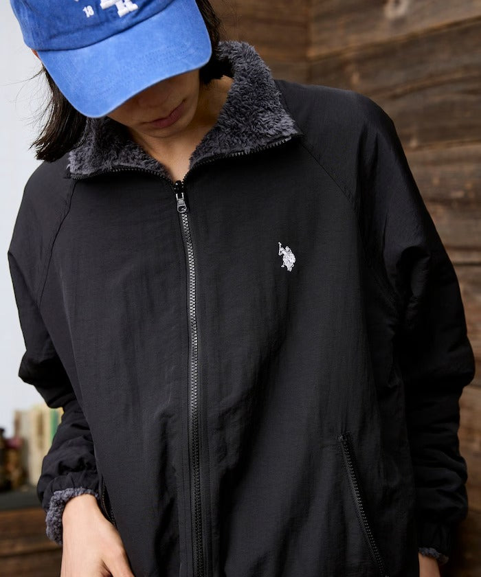 U.S. POLO ASSN. × PUBLUX / 2WAY尼龍刷毛雙面穿外套（日本聯名限定）