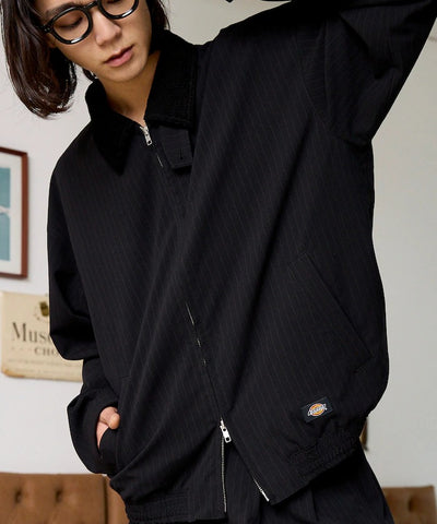 Dickies / 燈芯絨領拉鍊工作外套（日本聯名限定）