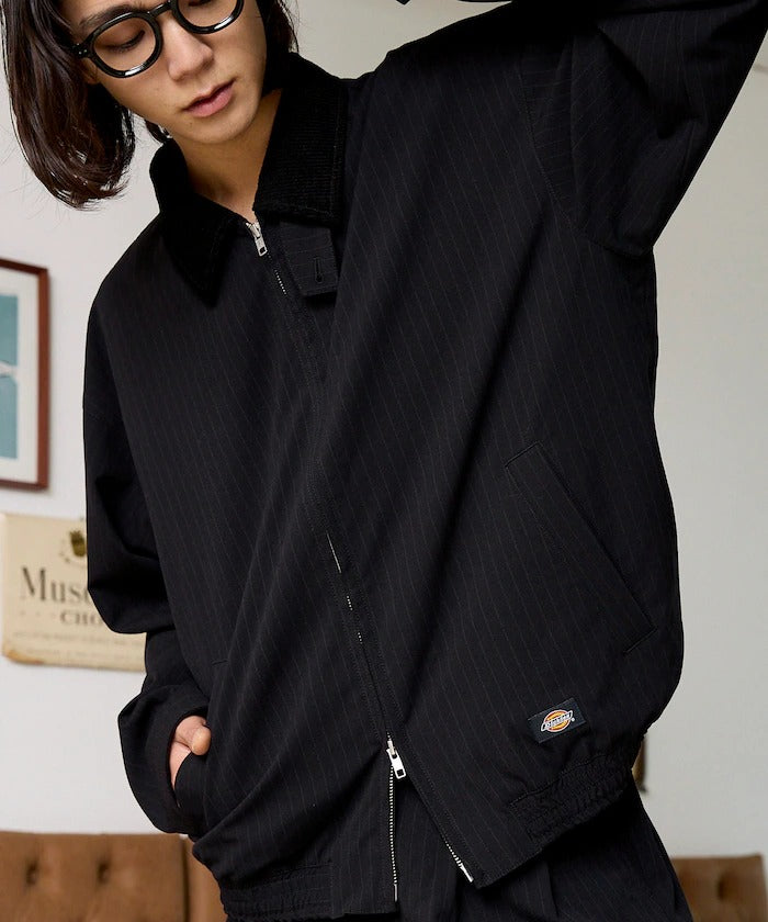Dickies / 燈芯絨領拉鍊工作外套（日本聯名限定）