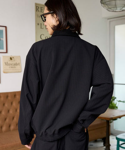 Dickies / 燈芯絨領拉鍊工作外套（日本聯名限定）
