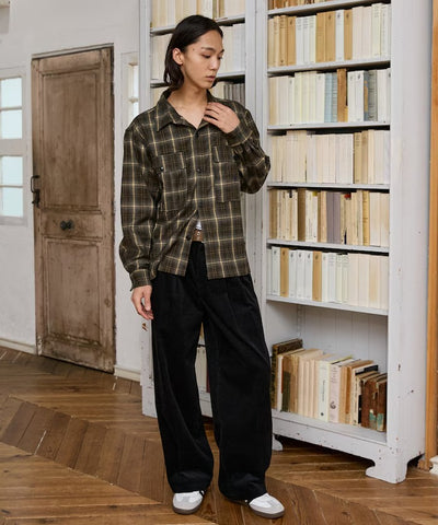 Dickies / 打褶寬版燈芯絨工作褲（日本聯名限定）